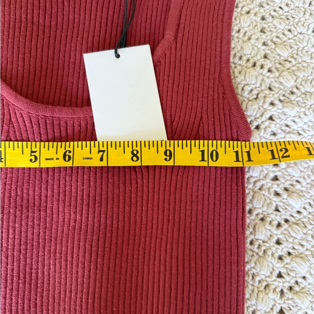 Pink Martini Scarlet Ribbed Tank Top - Picture 5 of 6